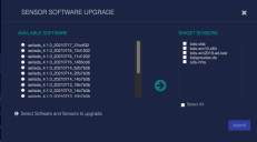 Sensor Software Upgrade