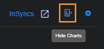 Screen capture of the Case Dashboard toggle icon
