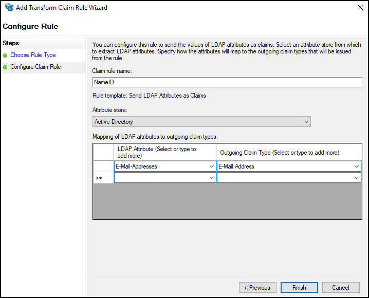 Configuring Active Directory Federation Services SSO